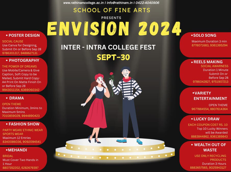 RCAS to host ENVISION- Inter & Intra Collegiate Fest