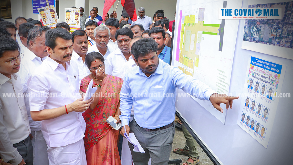 மின்சாரத் துறை அமைச்சர் செந்தில் பாலாஜி ஆய்வு