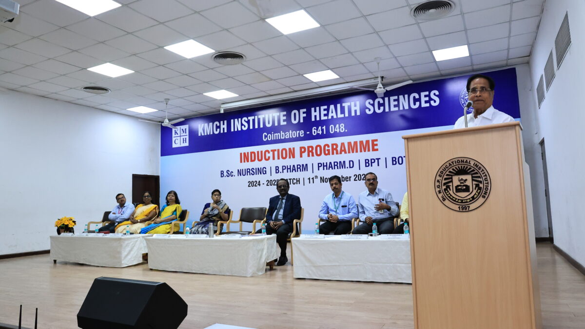 KMCH Institute of Health Science organises student Induction Program