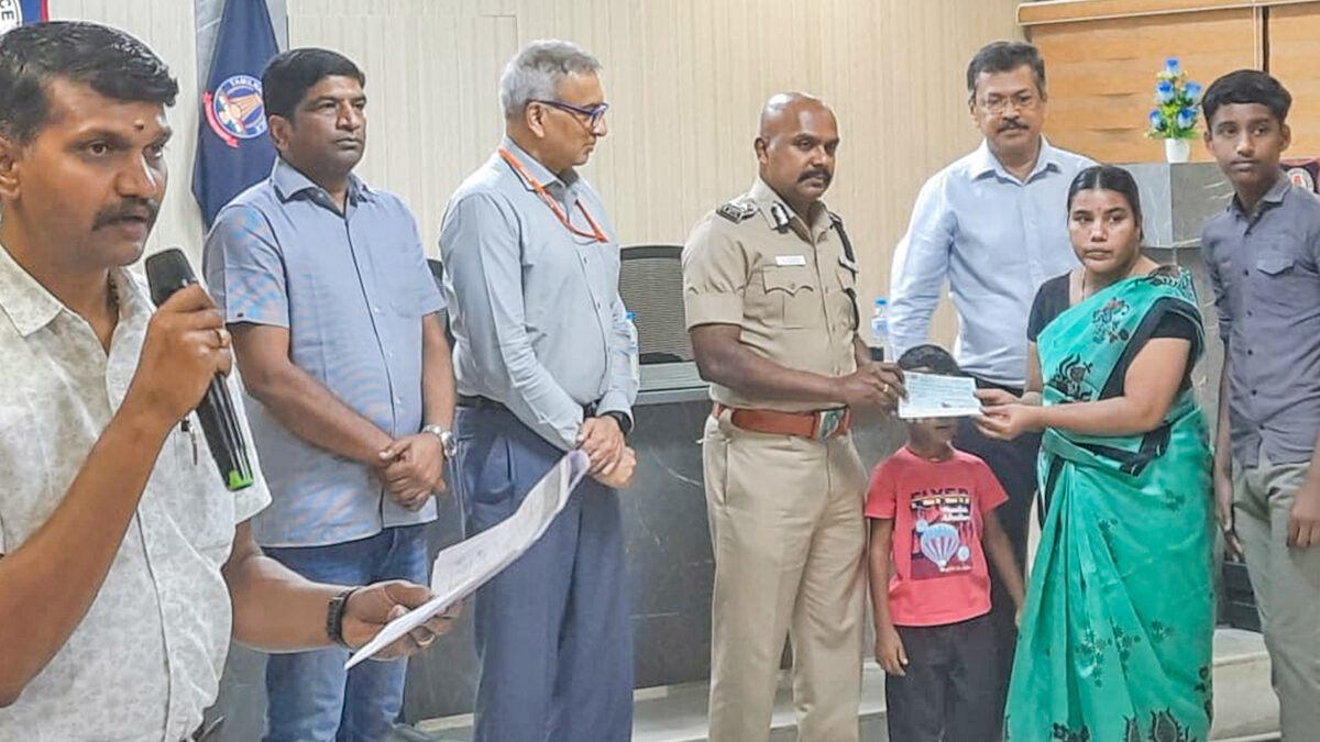 Coimbatore Police Commissioner’s Idea help Victims Family