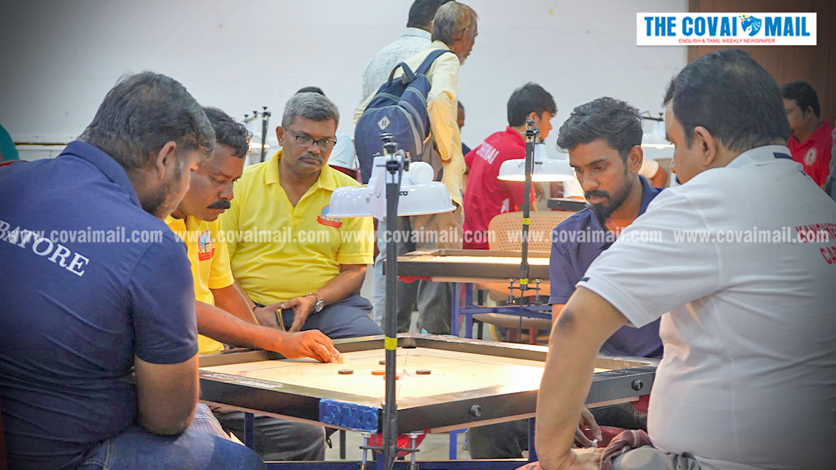 இந்துஸ்தான் கல்லூரியில் மாநில அளவிலான கேரம் போட்டி