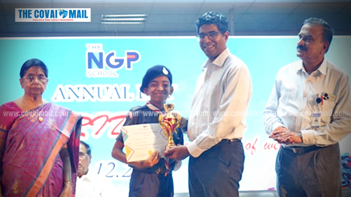 என். ஜி.பி பள்ளி ஆண்டுவிழாவில் கண்கவர்ந்த மாணவர்களின் கலை நிகழ்ச்சிகள்