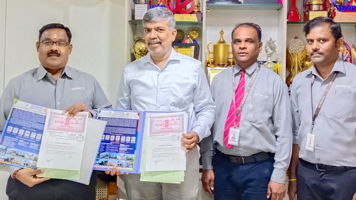 Rathinam College Signs MoU with India Matters