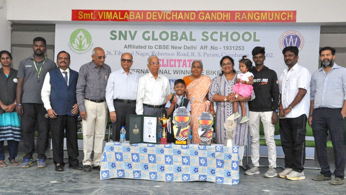 SNV Global School student secures 1st place in international race   