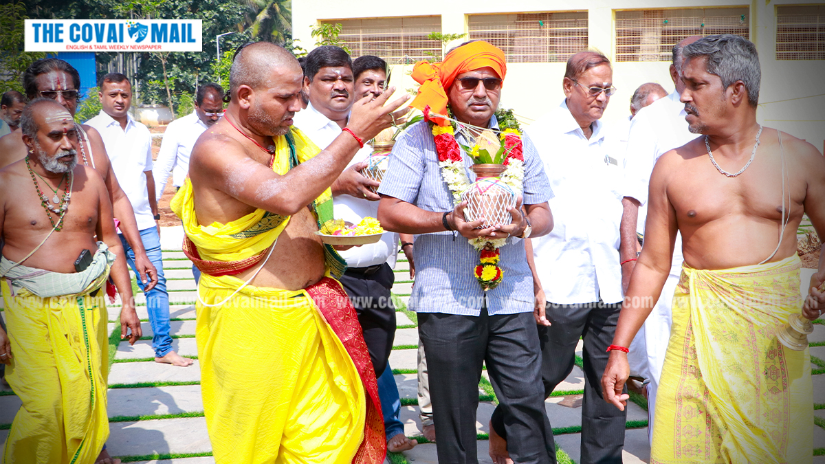 பேரூர் தர்ப்பண மண்டபத்தில் சூரியன் பிரதிஷ்டை