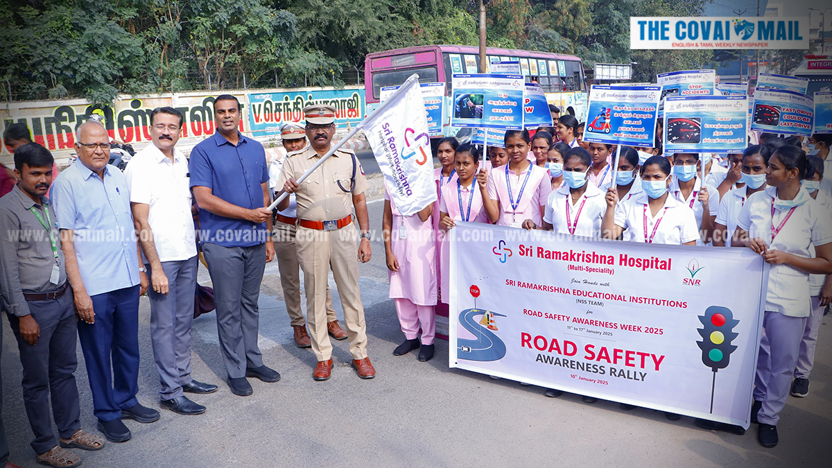 சாலை பாதுகாப்பு விழிப்புணர்வு பேரணி