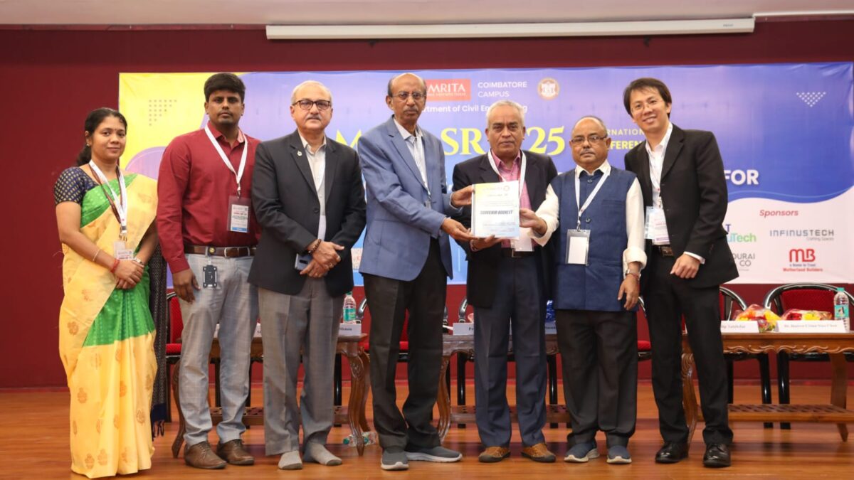 Amrita School conducts International Conference for Sustainable Infrastructure