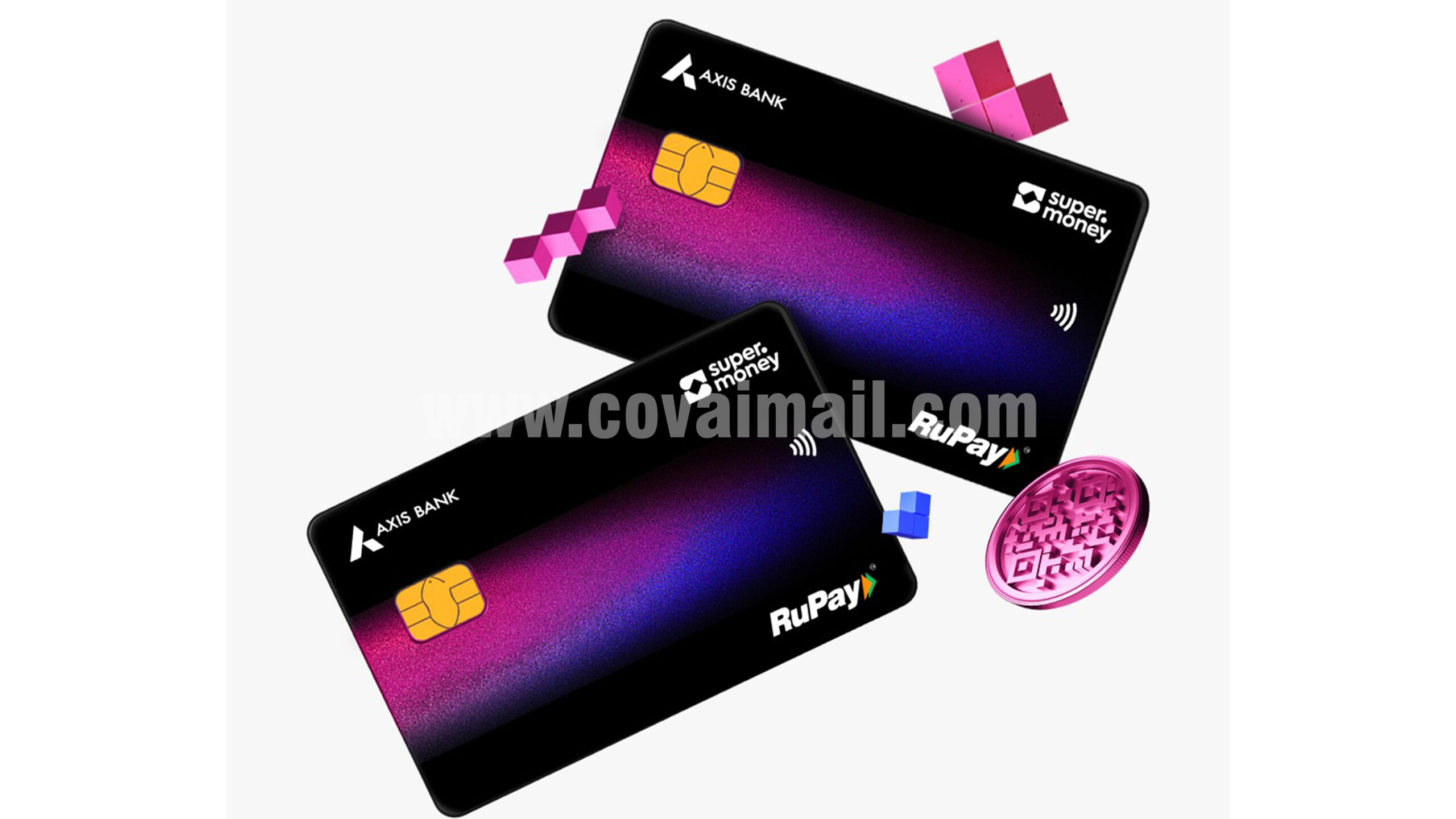 Axis Bank＆Super。 Rupayの発売-Powered Cashbackクレジットカード