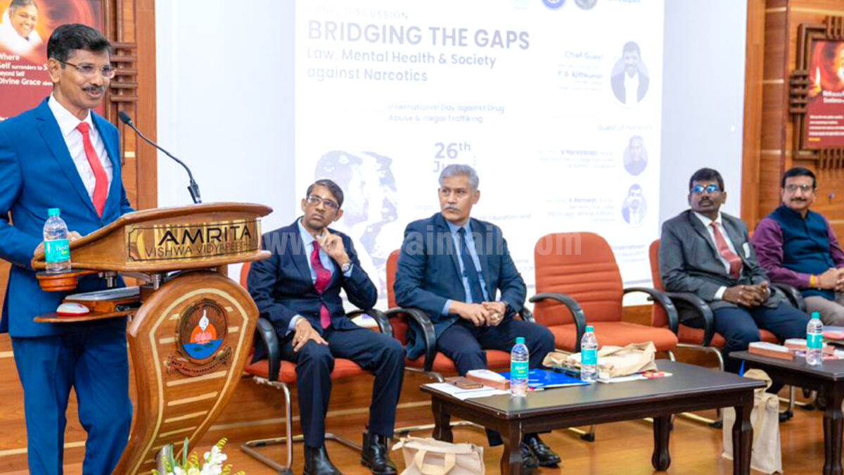 Amrita School observes International Day against Drug Abuse with Expert Panel Discussion