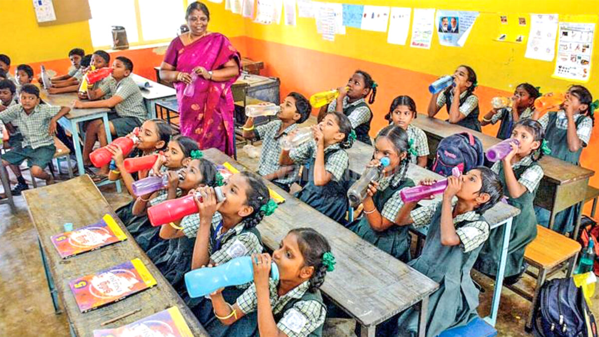 ஜூலை முதல் அரசு பள்ளிகளில் வாட்டர் பெல் திட்டம் அறிமுகம்