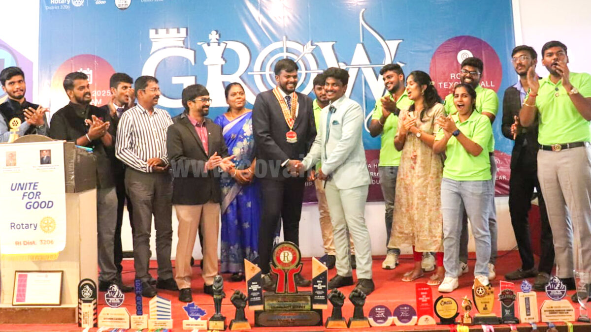 Rotaract Club of Coimbatore Texcity’s Installation Ceremony for the Year 2025–26
