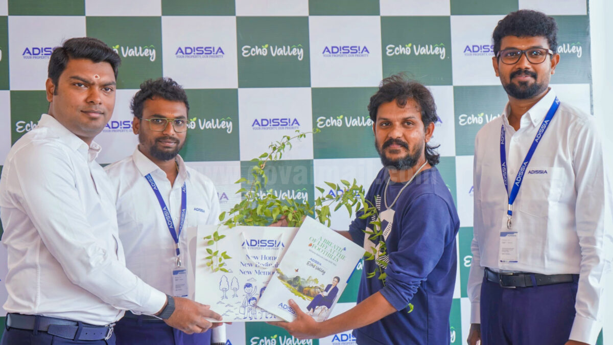 Adissia launches project ‘Echo Valley’ at Pannimadai