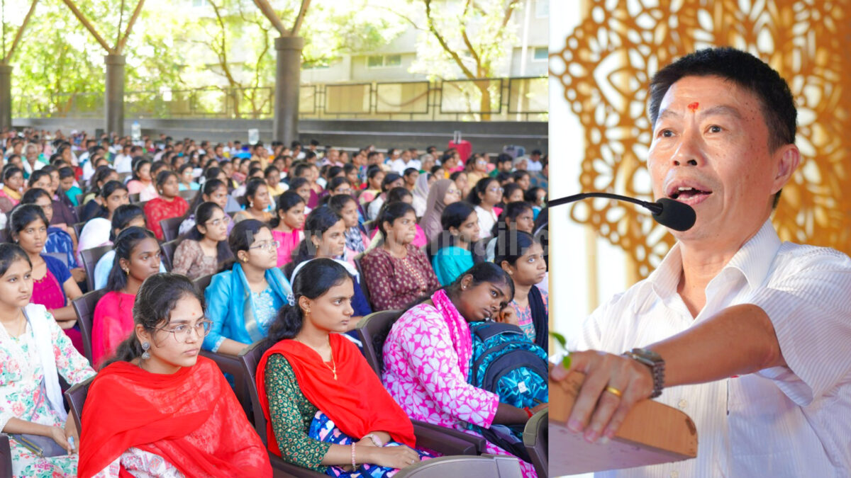 Karpagam Academy welcomes a new batch of engineering students