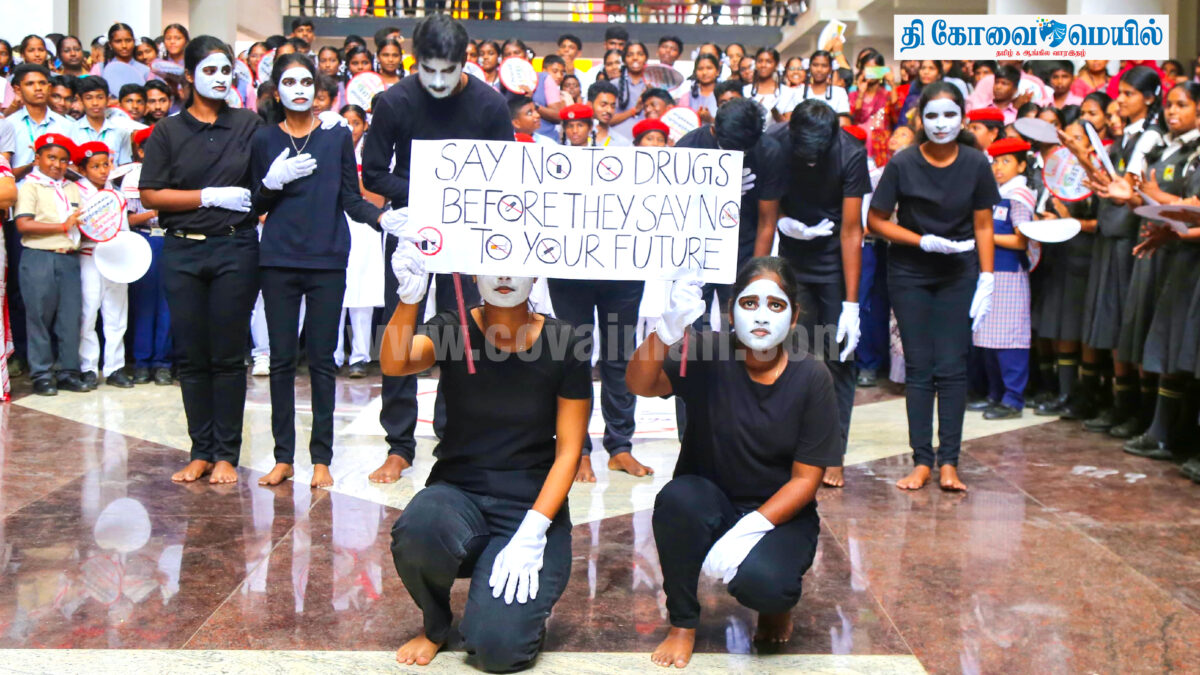 இந்துஸ்தான் கல்லூரியில் புகையிலை எதிர்ப்பு விழிப்புணர்வு