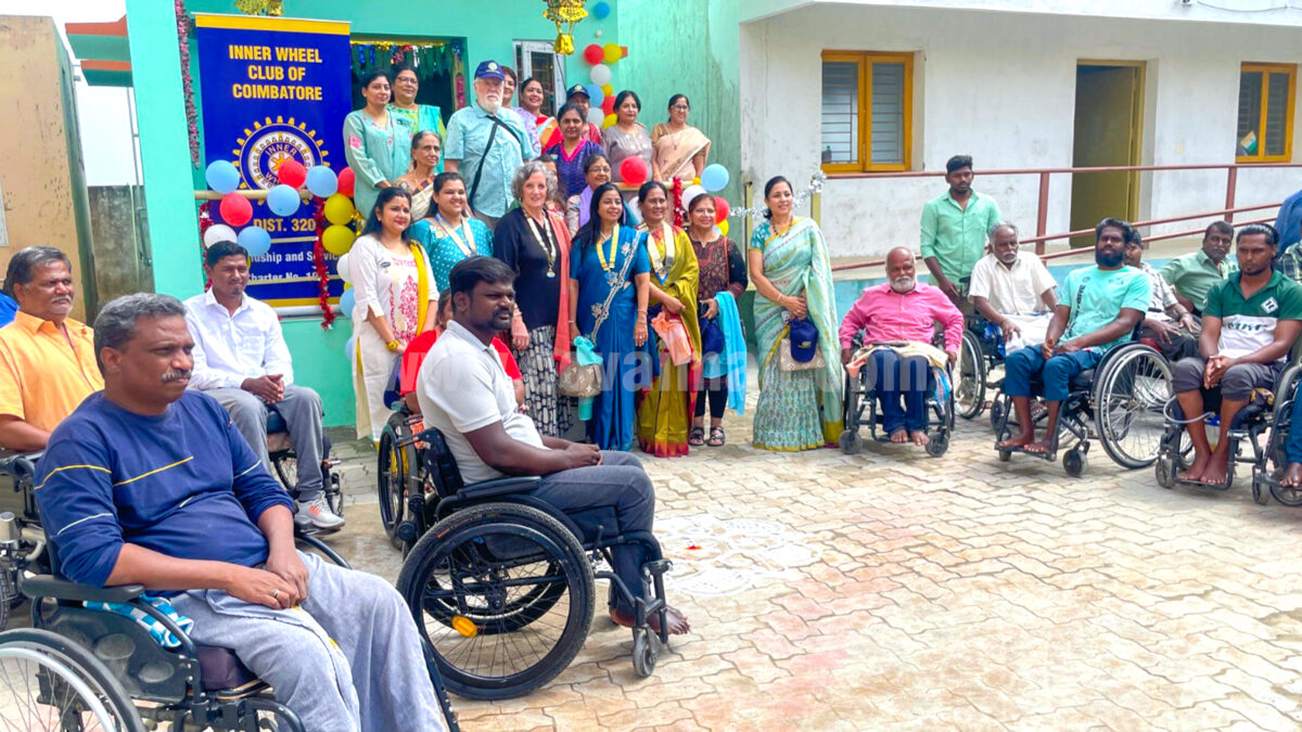Inner Wheel Coimbatore inaugurates Rs 8.10 lakhs worth block at Anugrah Spine Shelter