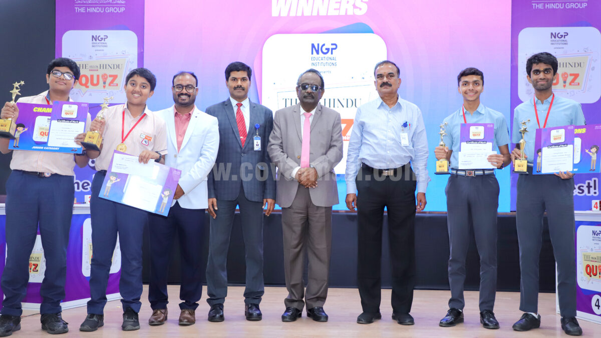 The Hindu In School Inter-School Quiz held at NGP; 1,300 students participated