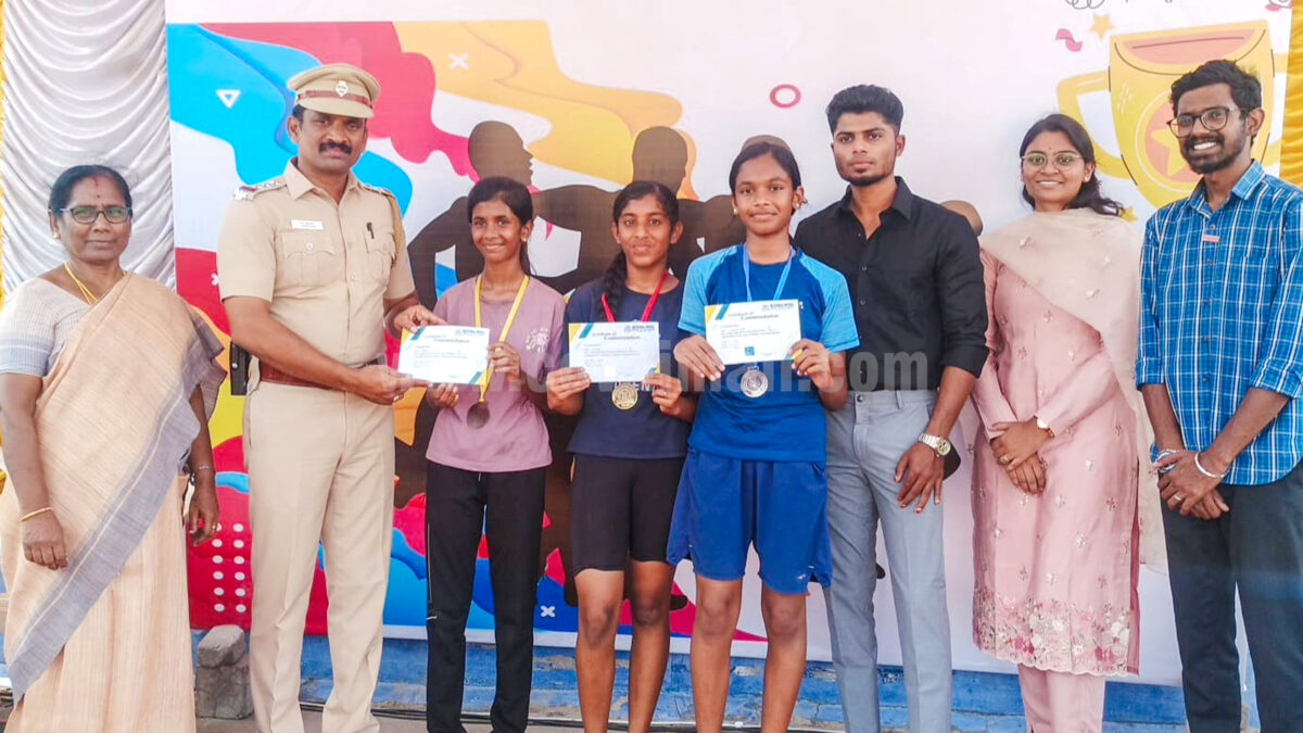 நேஷனல் மாடல் பள்ளியில் விளையாட்டு தினவிழா