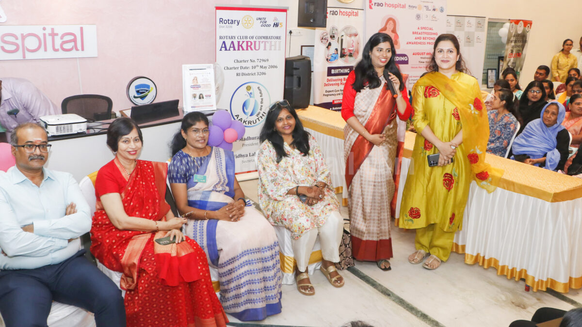 Breastfeeding is the First Step to Lifelong Health  -Dr. Krishnasamy, Neonatologist & Paediatrician, Rao Hospital