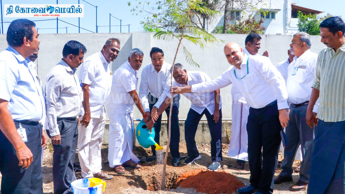 கோவில்பாளையம் கே.எம்.சி.ஹெச் சார்பில்  மரம் நடும் விழா