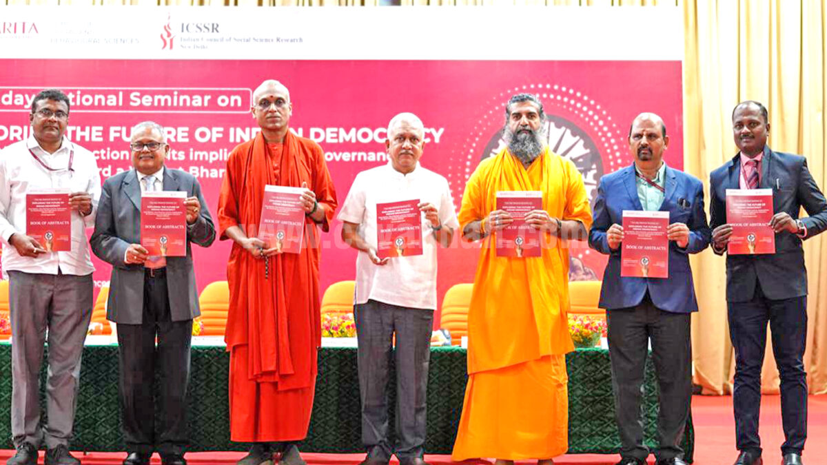 Amrita hosts National Seminar on “One Nation, One Election”