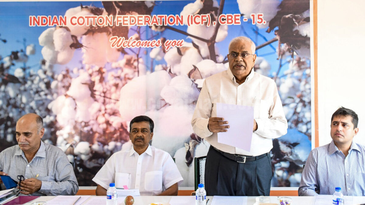 Cotton is projected to reach 320-325 lakh bales in 2025-26, says the President of the Indian Cotton Federation