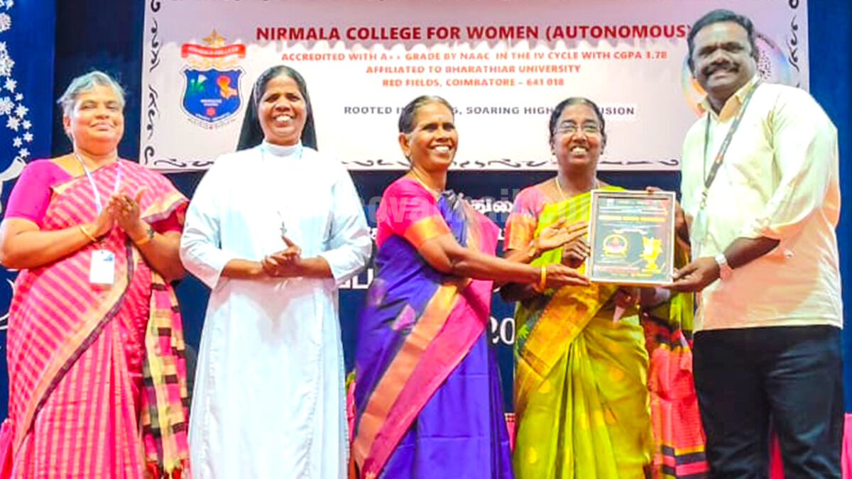 படைப்பாக்கம் மொழியின் முதுகெலும்பு  – நிர்மலா மகளிர் கல்லூரி சொற்பொழிவில் உரை