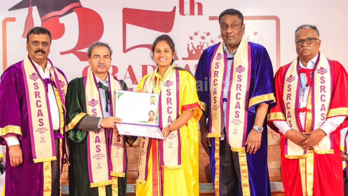 ஸ்ரீ ராமகிருஷ்ணா கல்லூரியில் பட்டமளிப்பு விழா