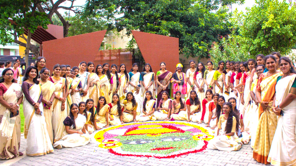 ஸ்ரீ ராமகிருஷ்ணா மகளிர் கல்லூரியில் ஓணம் கொண்டாட்டம்