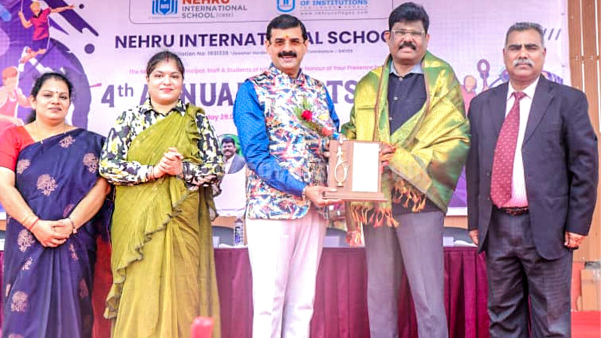 நேரு சர்வதேச பள்ளியில் விளையாட்டு விழா