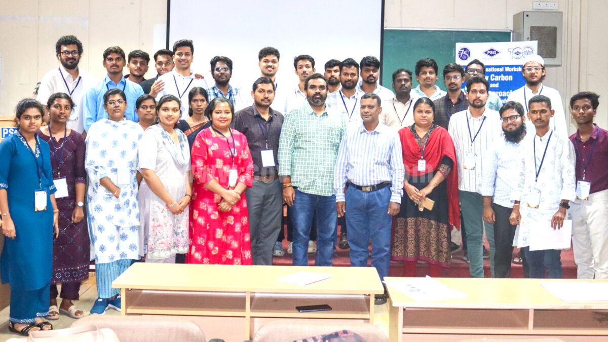 International Workshop on Green Infrastructure held at PSG Tech