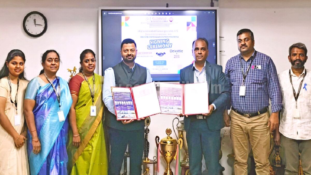 Rathinam College inks MoU with Deloitte and Zell Education