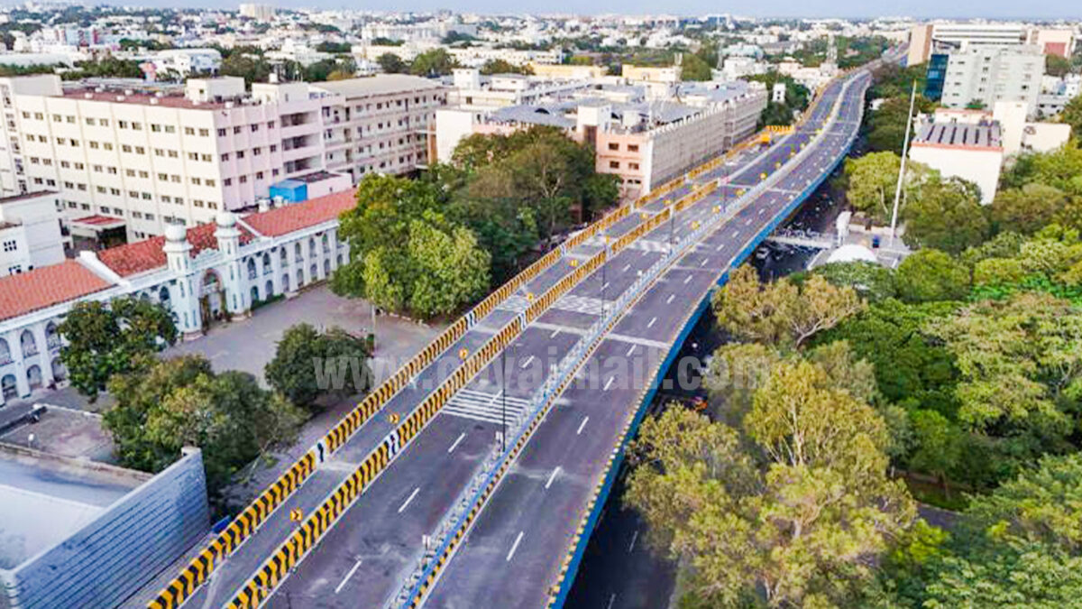 ஜி.டி.நாயுடு மேம்பாலத்தில் விபத்தை தடுக்க நடவடிக்கை