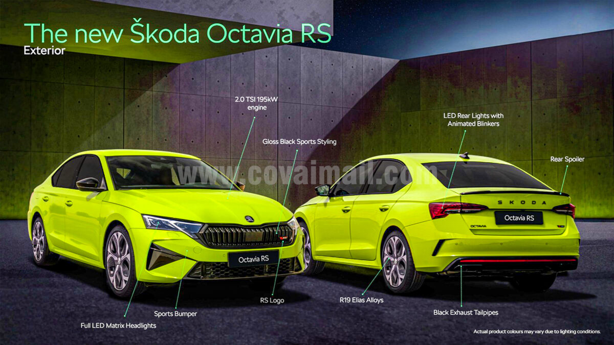 All-new Skoda Octavia RS’s customer deliveries commence on Nov 6th