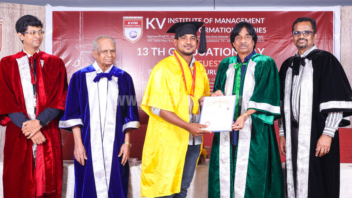 KVIM Business School Celebrates its 13th Graduation Day