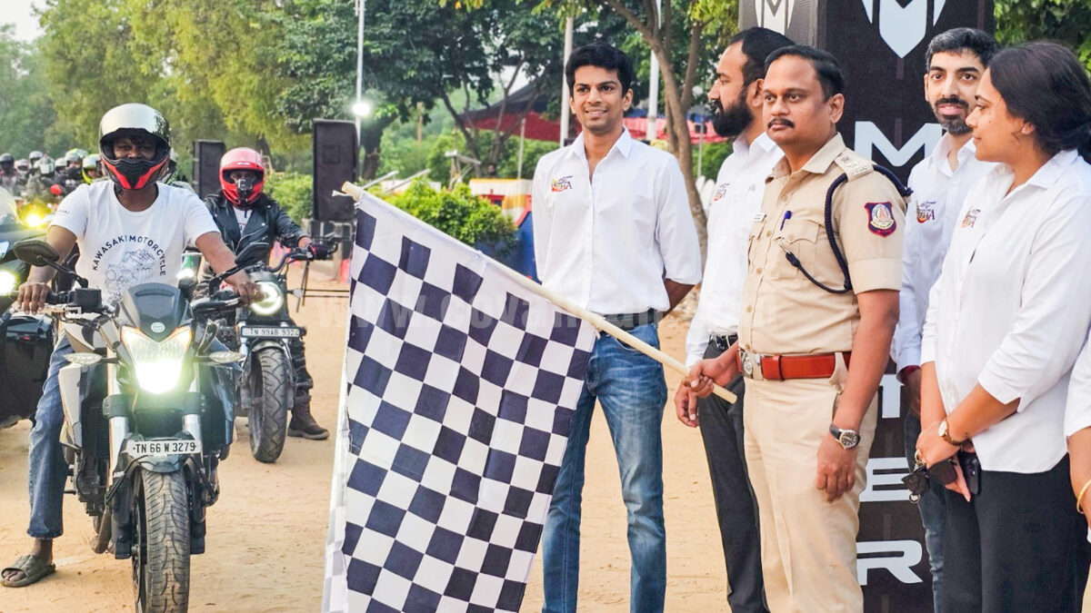 Covai Vizha: Awareness Bike Rally held with participation of over 500 bikers