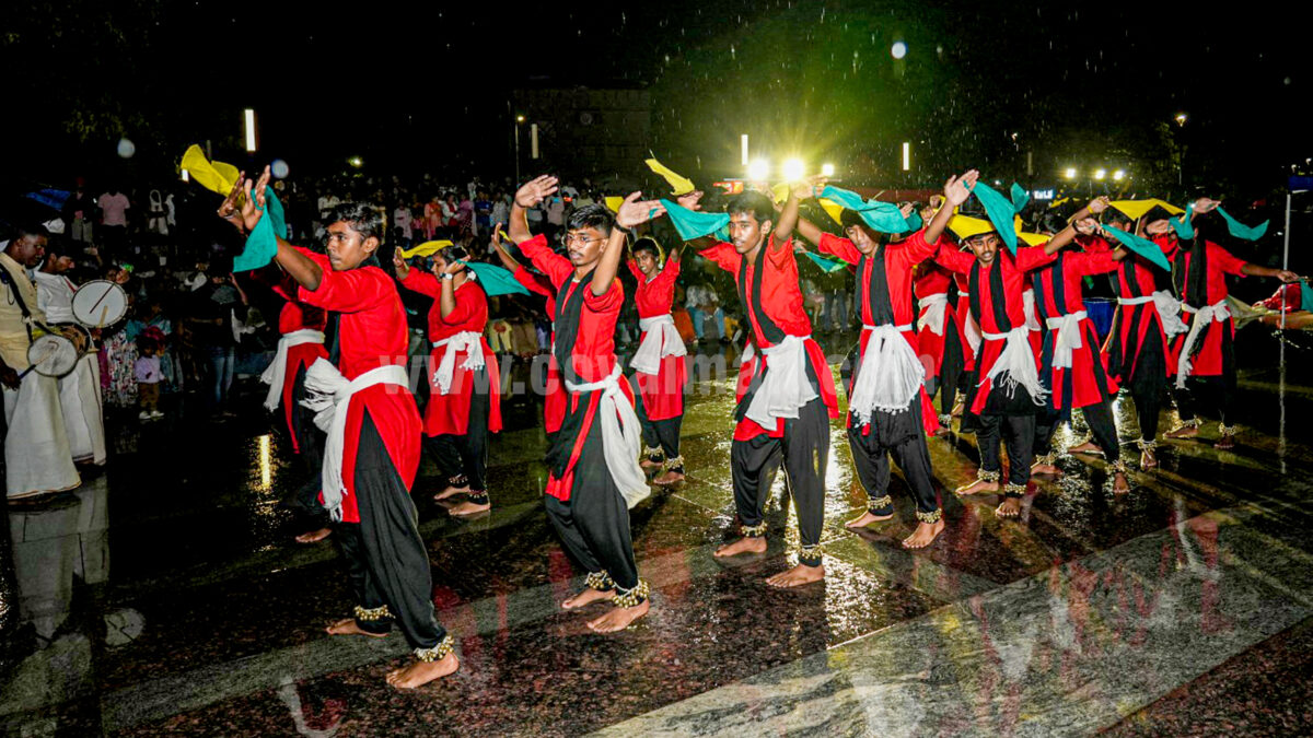 Vidhya Niketan Students perform Devarattam at Coimbatore Vizha
