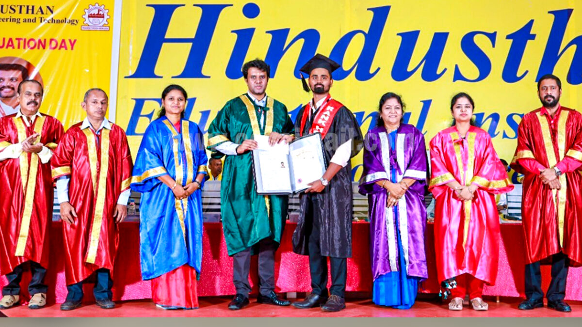 இந்துஸ்தான் கல்லூரியில் பட்டமளிப்பு விழா