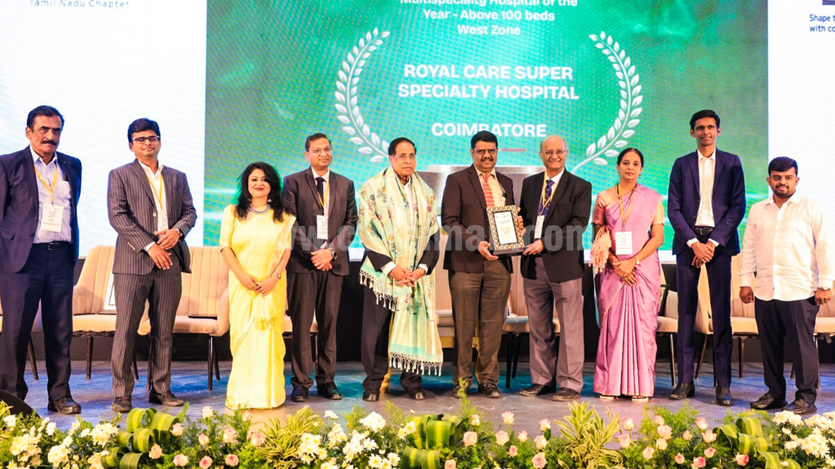 Royal Care Hospital receives Best Multi-Speciality Hospital of the Year
