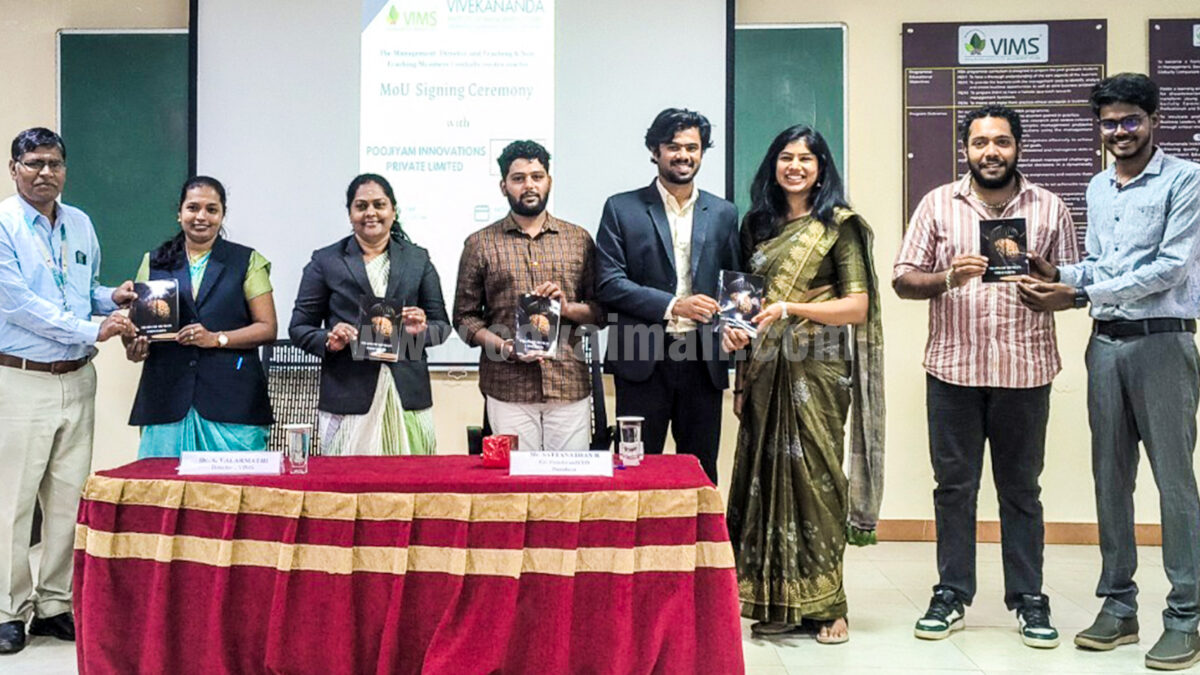 VIMS student written book released; available at Pandit Publications
