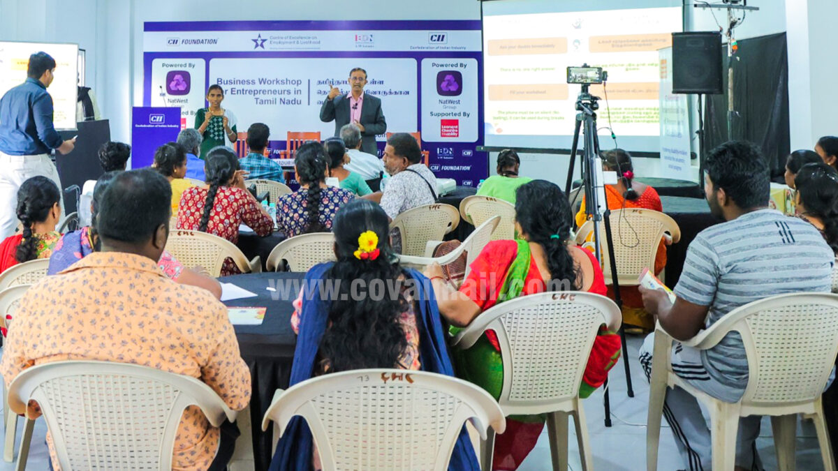 CII Organises Capacity-Building Workshop for Entrepreneurs with Disabilities in Coimbatore
