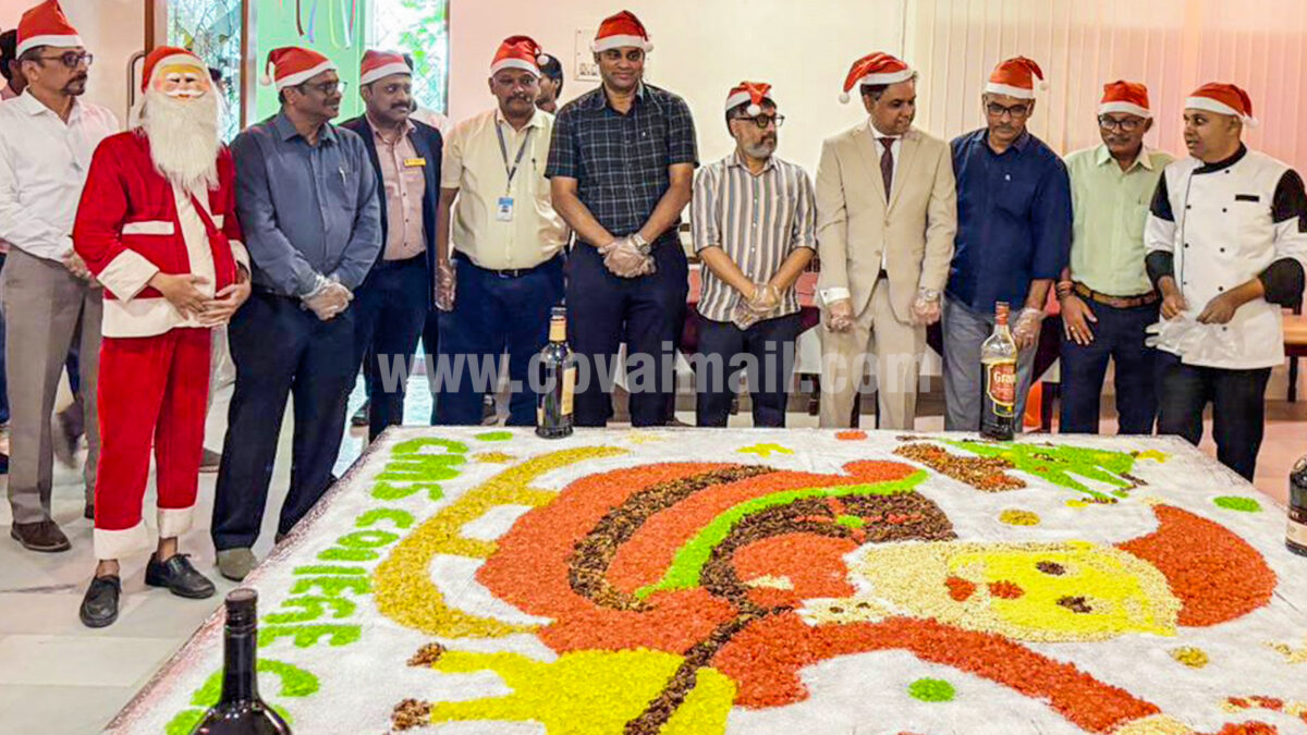 Cake and Wine Mixing Ceremony at CMS College of Science and Commerce