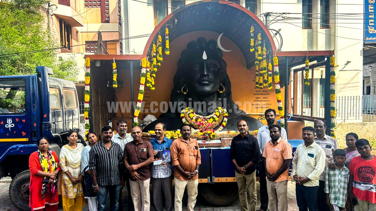 தென்மண்டல ஆதியோகி ரத யாத்திரை! மதுரையில் பாடல் பெற்ற சிவத்தலங்கள் வழியாக பயணம்