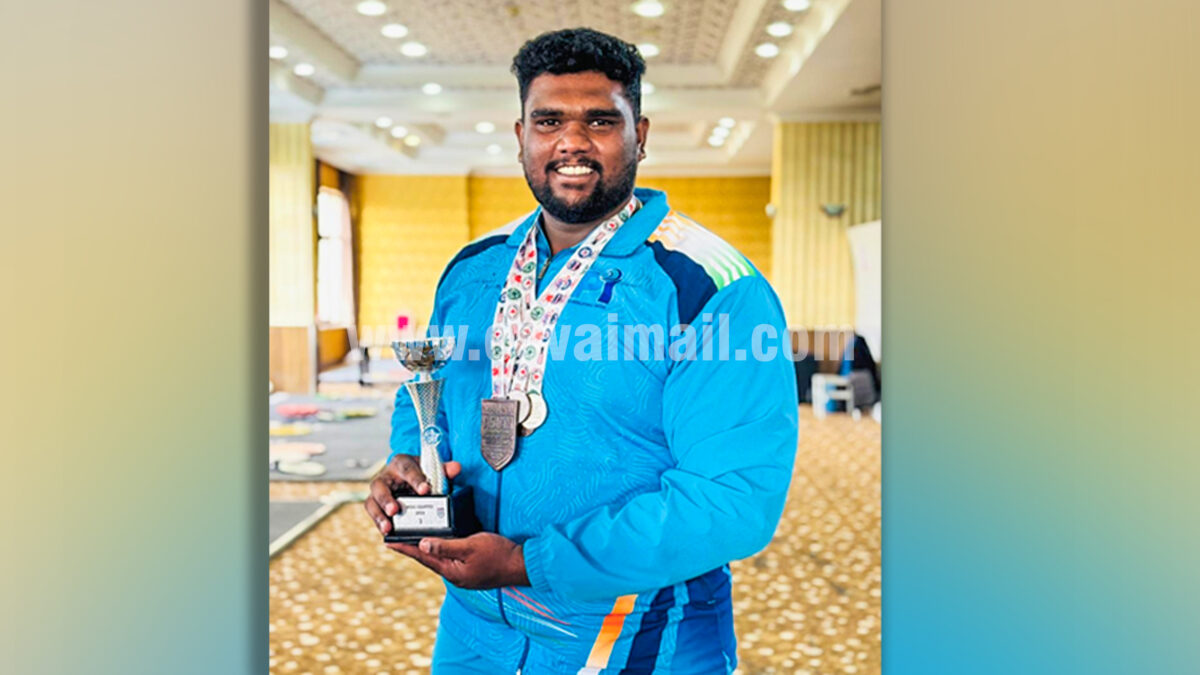 PSG student wins Bronze by lifting 925 kgs
