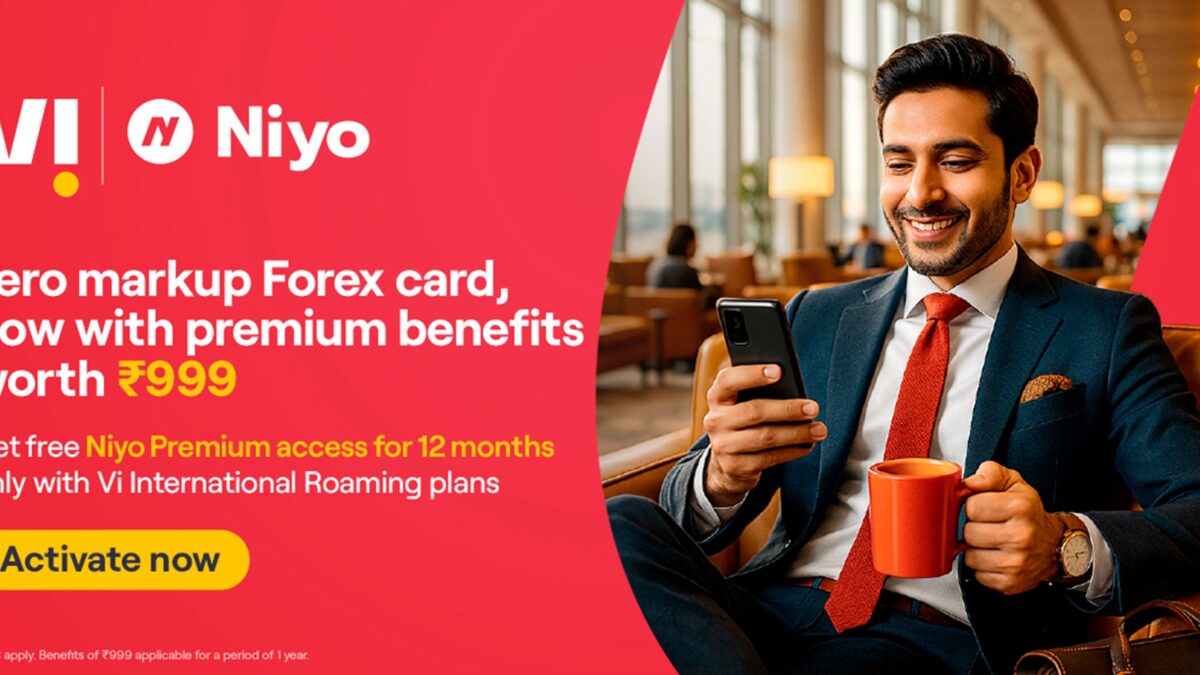 Vi partners with Niyo Zero Forex Markup Cards for travellers