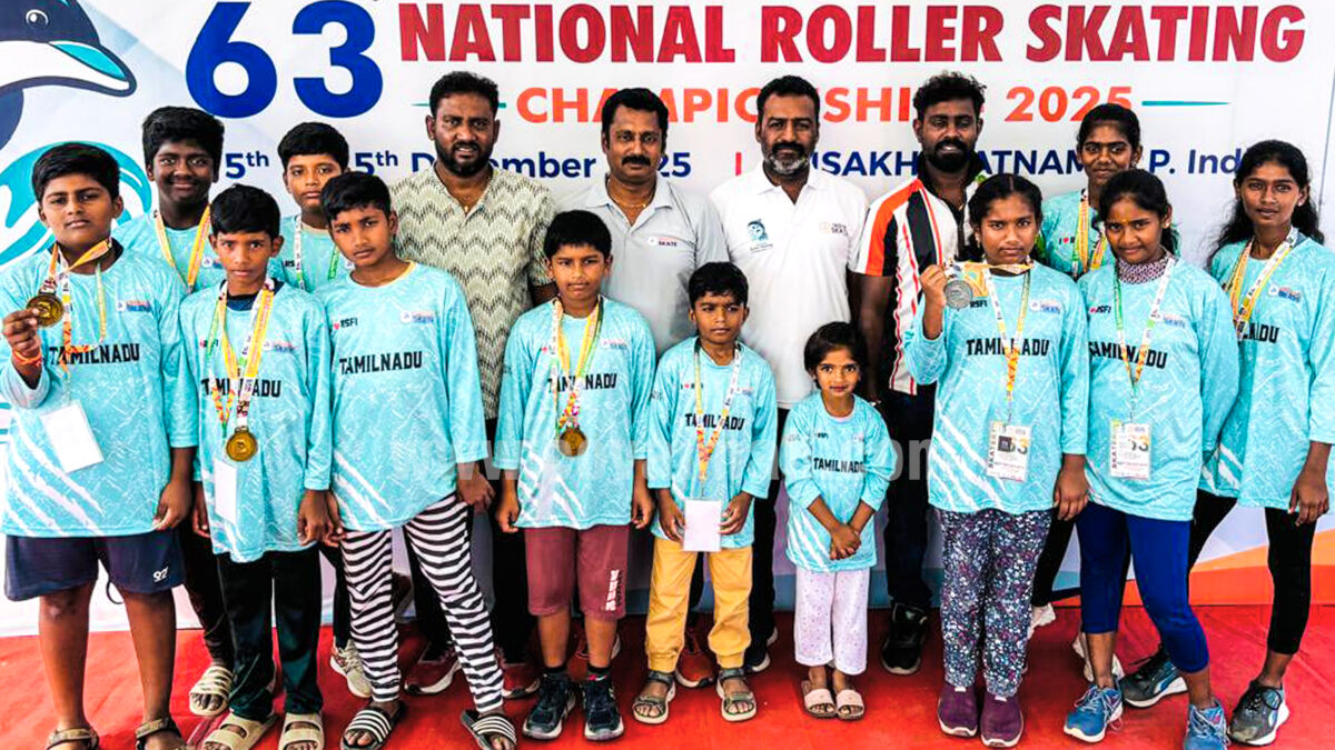 Amrita Vidyalayam Students Shine at 63rd National Roller Skating Championship