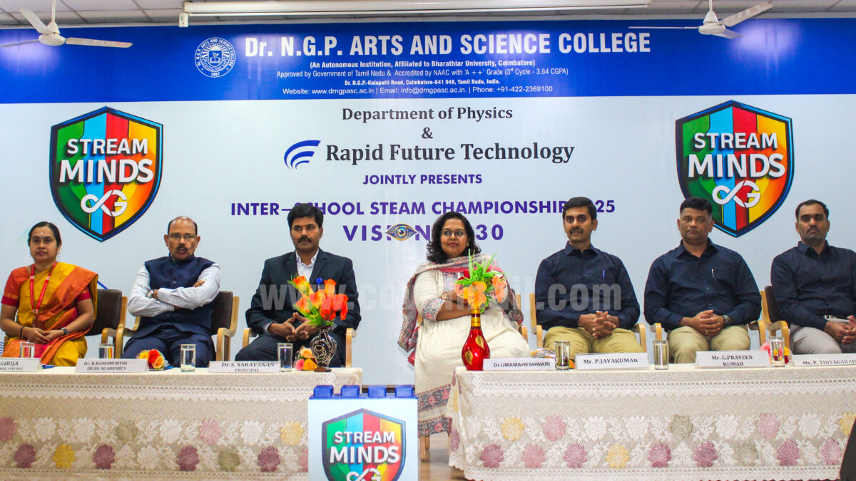 Dr. NGP College hosts Inter-School STEAM Championship