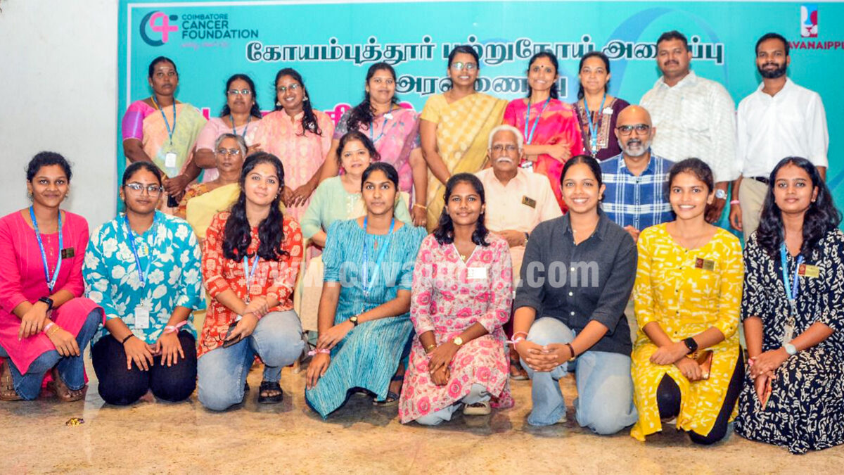 Rotaract PSGR Krishnammal College donates 100 bedsheets, essential grocery kits for Palliative Care Families