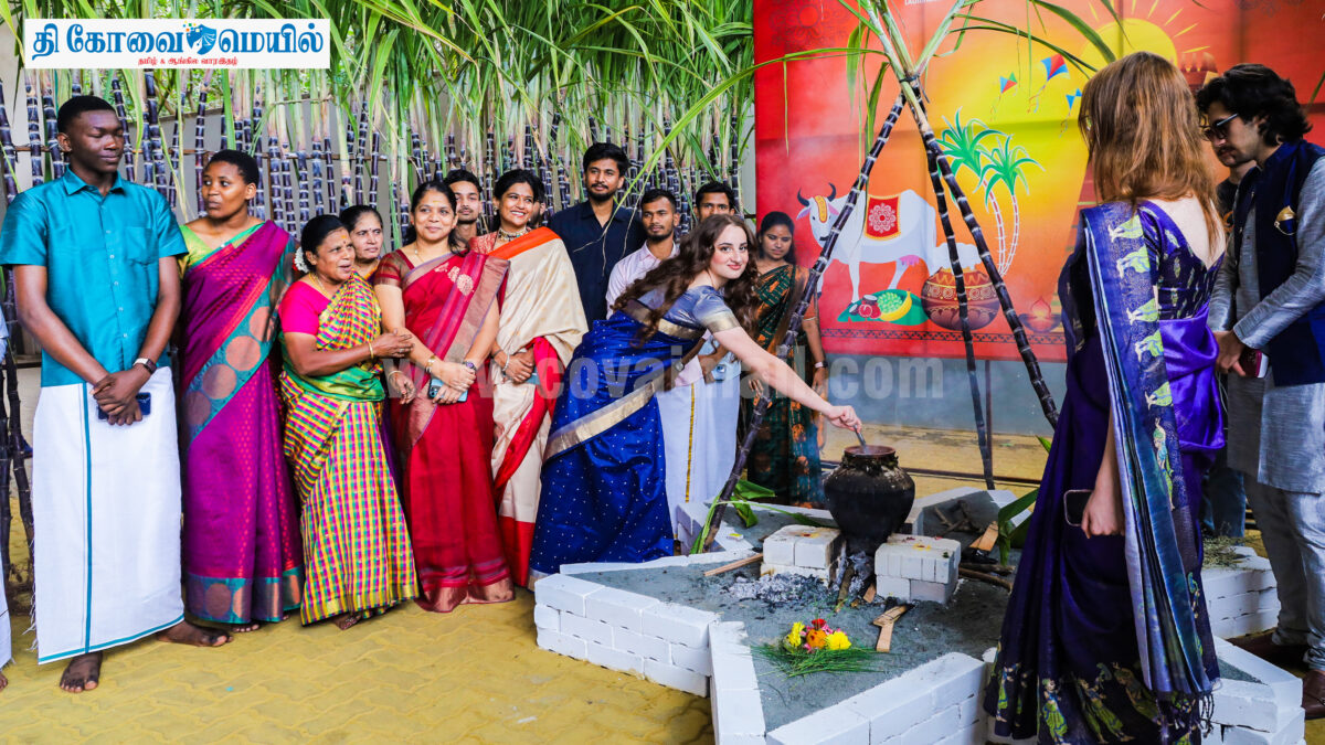 கே.பி.ஆர். பொறியியல் கல்லூரியில் பொங்கல் விழா கொண்டாட்டம்