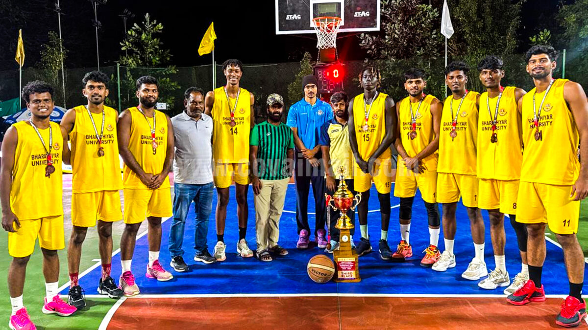 PSG team secure 3rd place in Inter-University Men’s Basketball Tournament