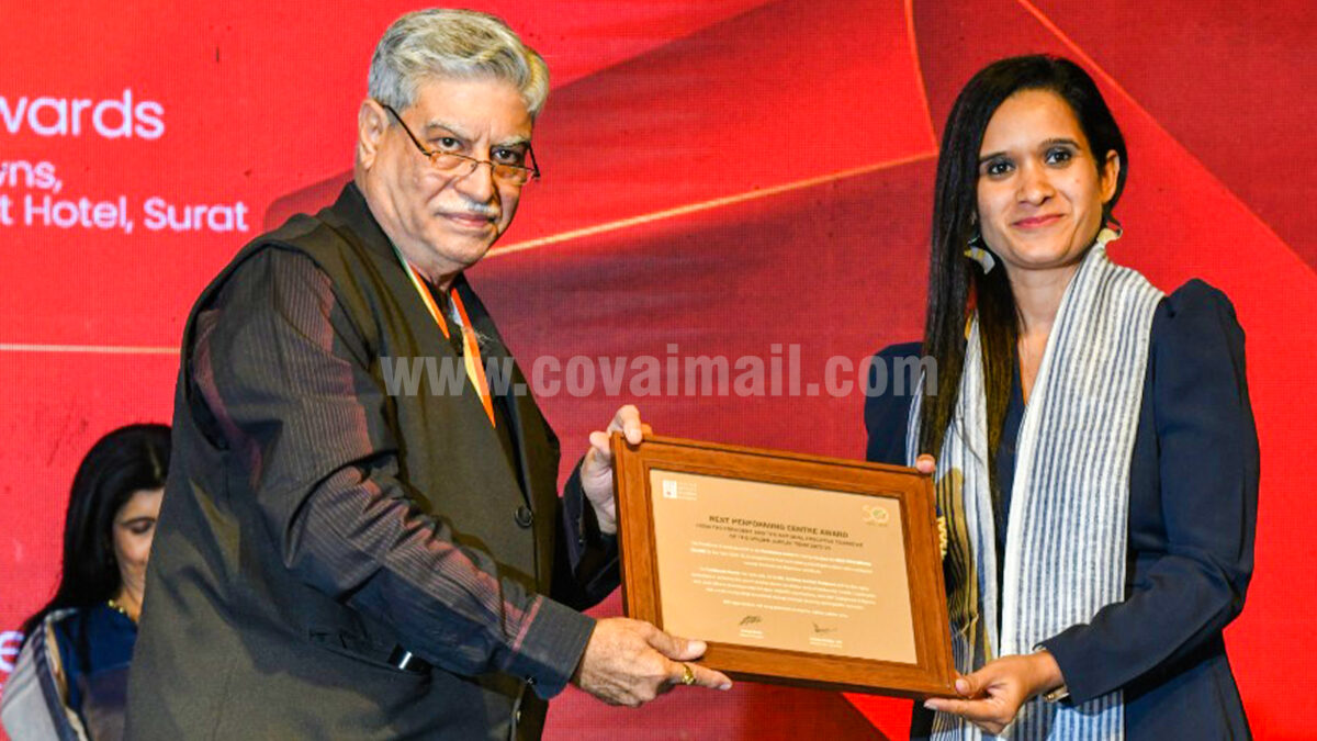 IID Coimbatore receives Best Performing Centre Award